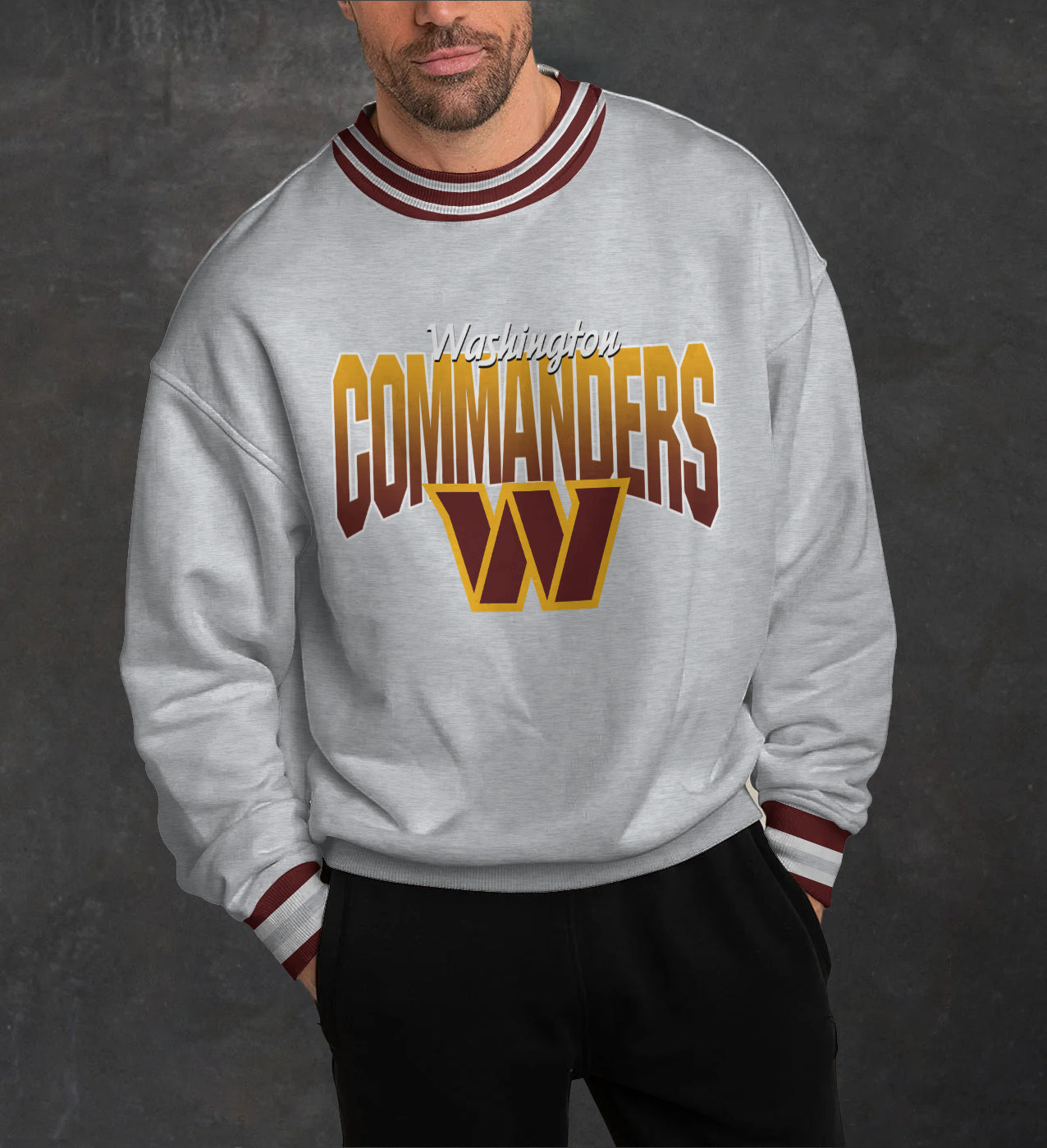 Washington Commanders 3D Limited Edition Crew Neck sweatshirt
