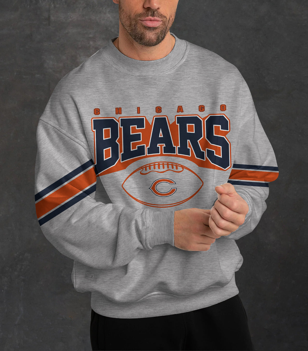 Chicago Bears 3D Limited Edition Crew Neck sweatshirt