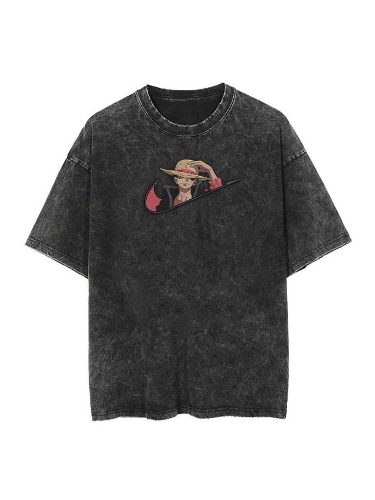 Swoosh Reconstructed Embroidery Tee