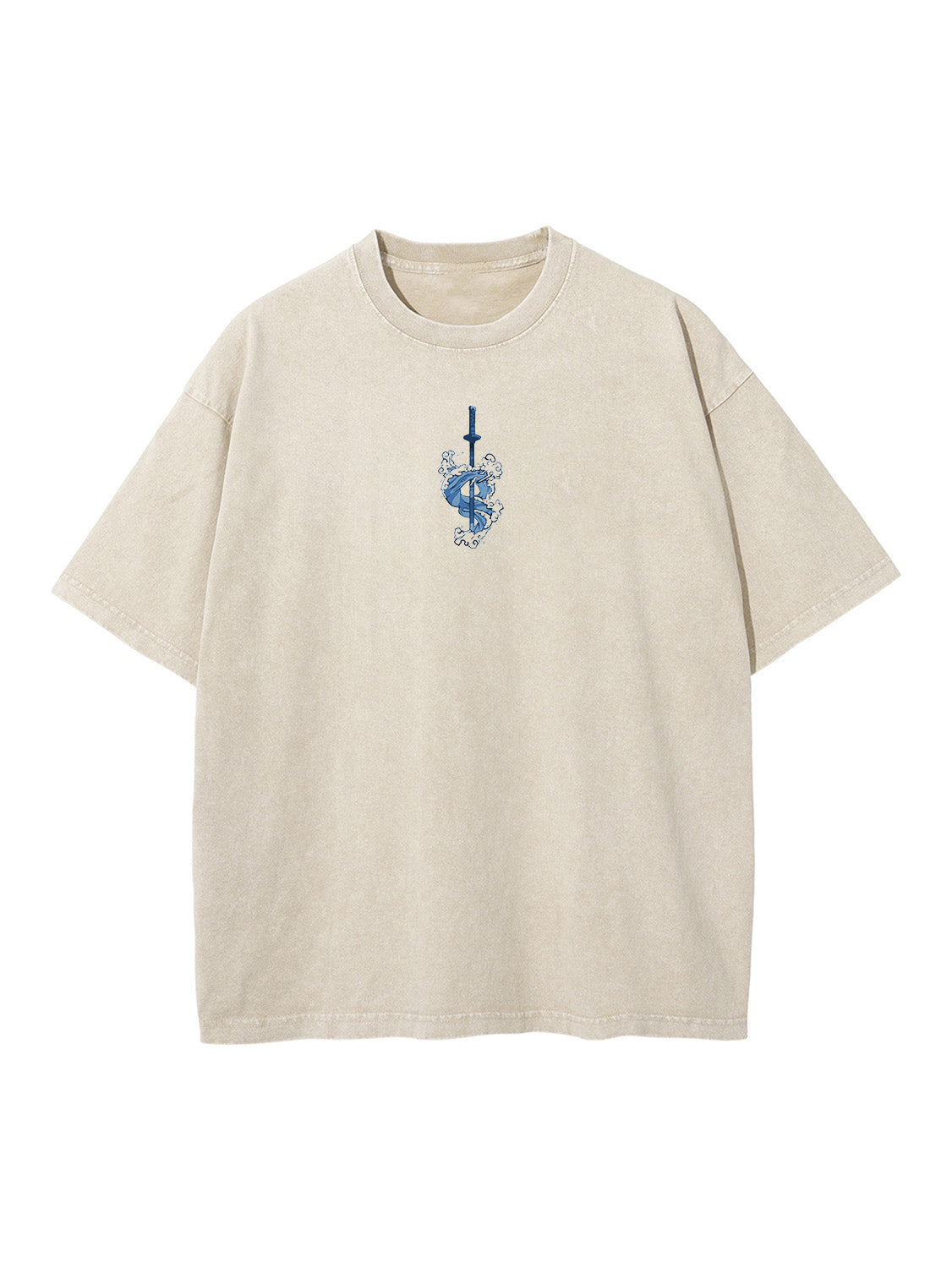 Tanjiro Water Breathing 2-Sided Vintage Tee