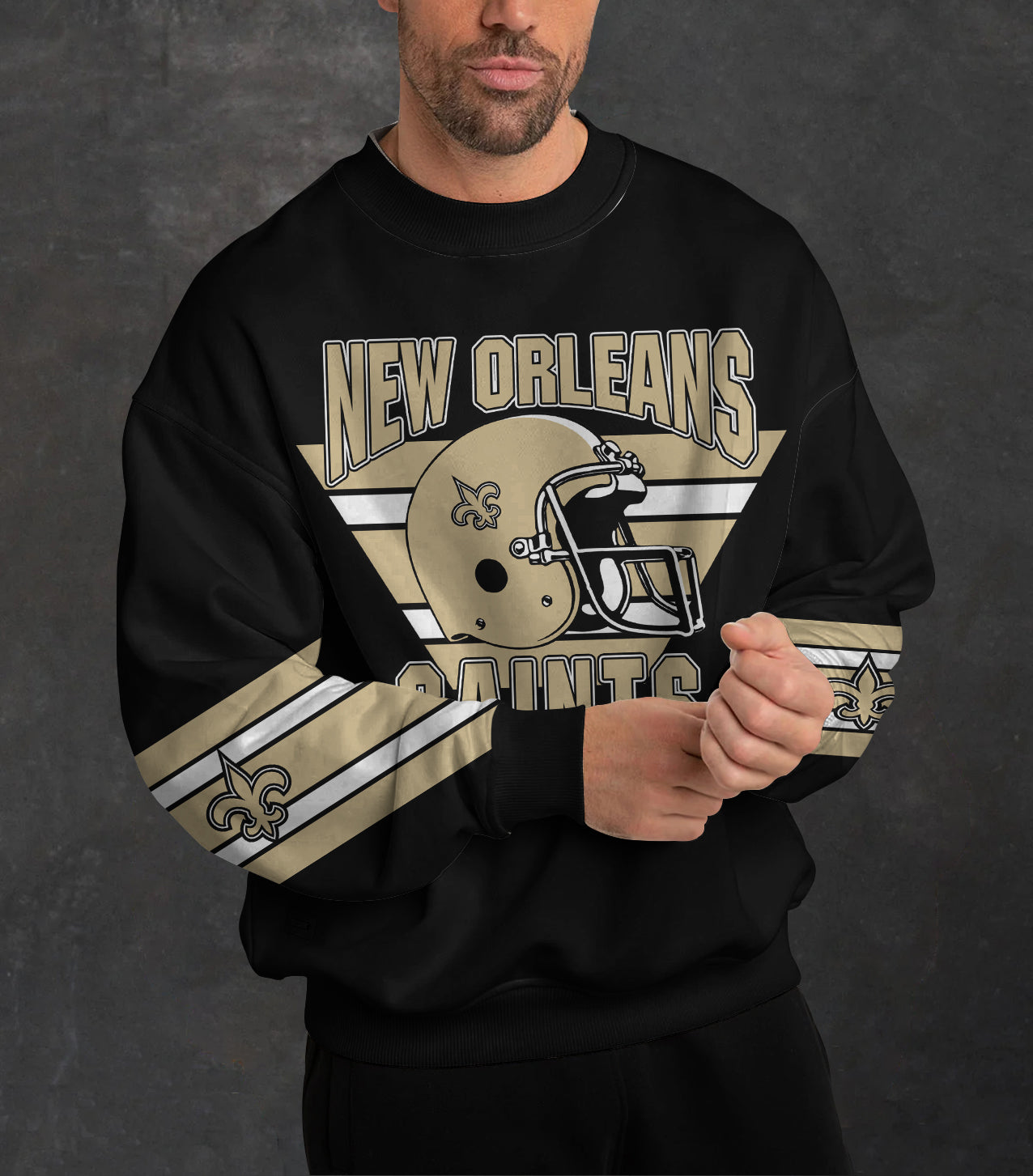New Orleans Saints 3D Limited Edition Crew Neck sweatshirt