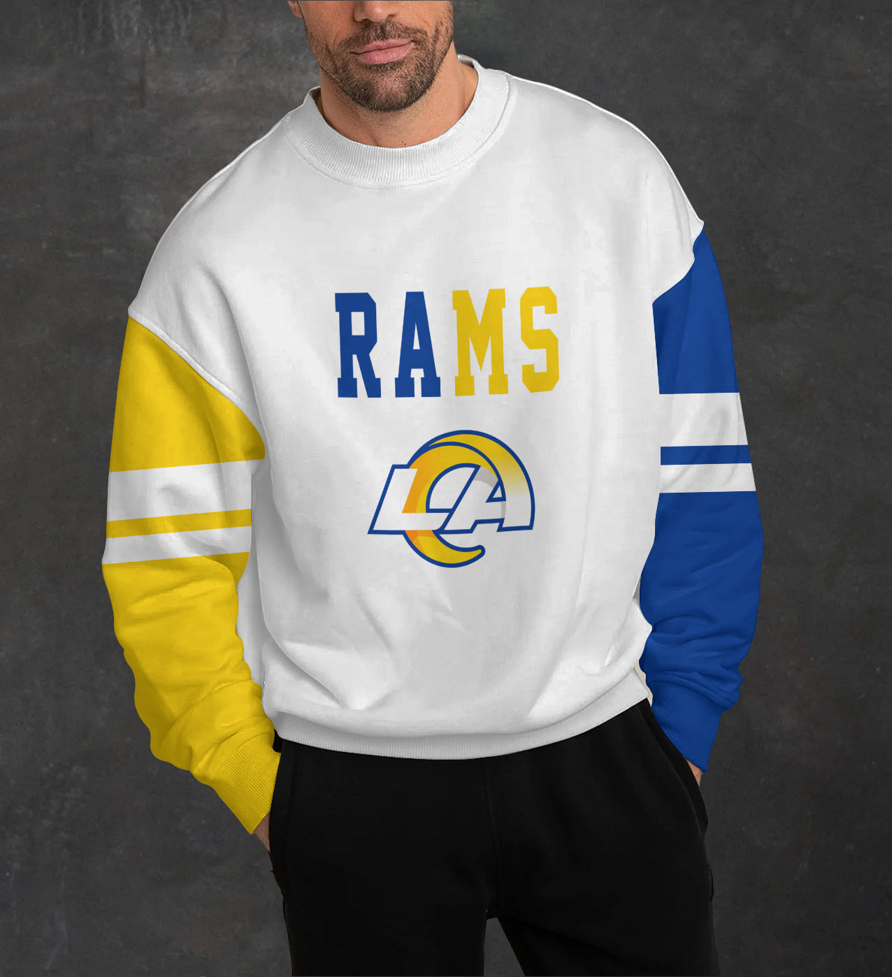 Los Angeles Rams 3D Limited Edition Crew Neck sweatshirt
