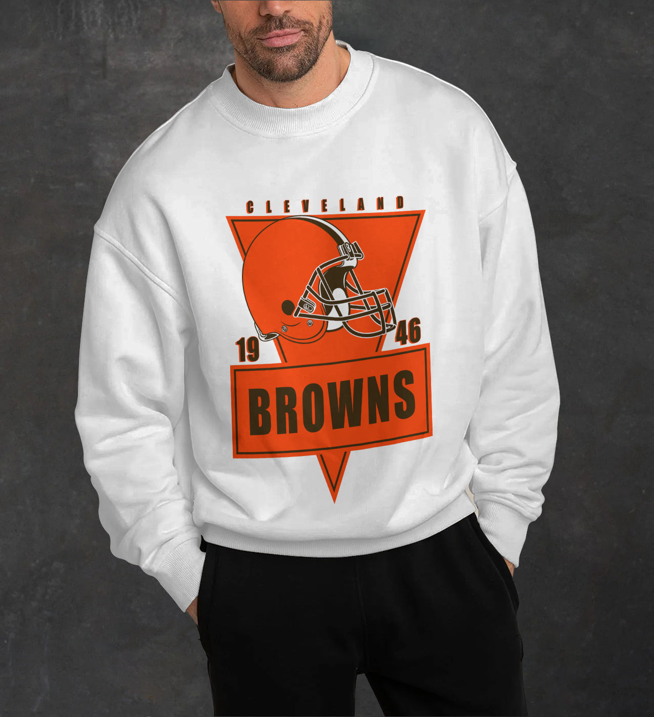 Cleveland Browns 3D Limited Edition Crew Neck sweatshirt