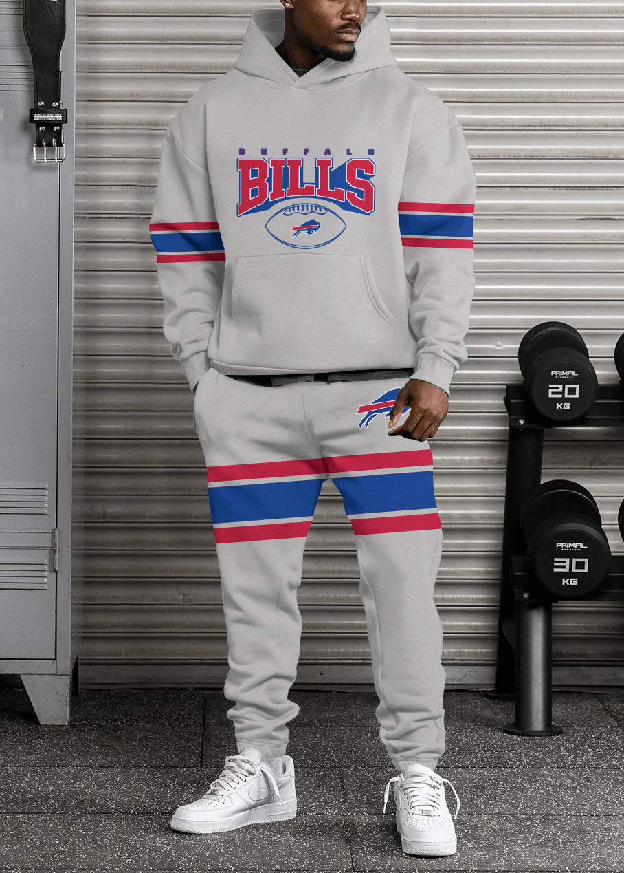 Buffalo Bills 3D Printed Pullover Hoodie And Sweatpant 2pcs Tracksuits