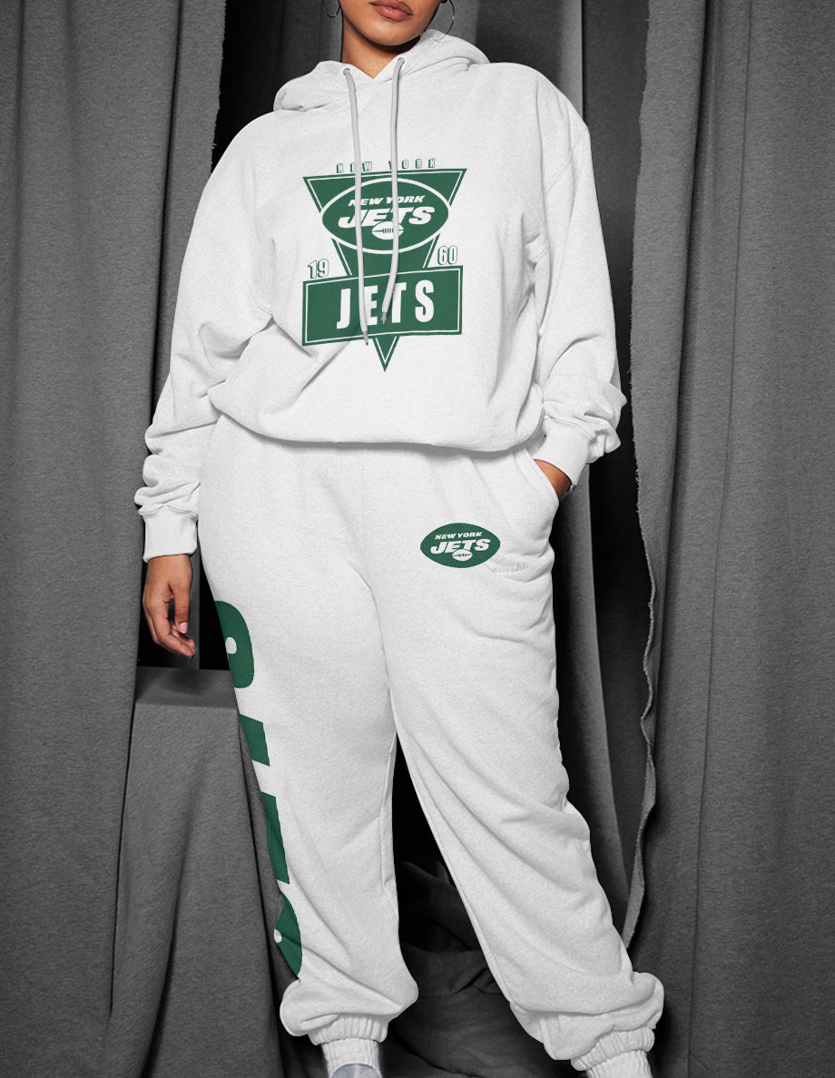 New York Jets  3D Printed Pullover Hoodie And Sweatpant 2pcs Tracksuits