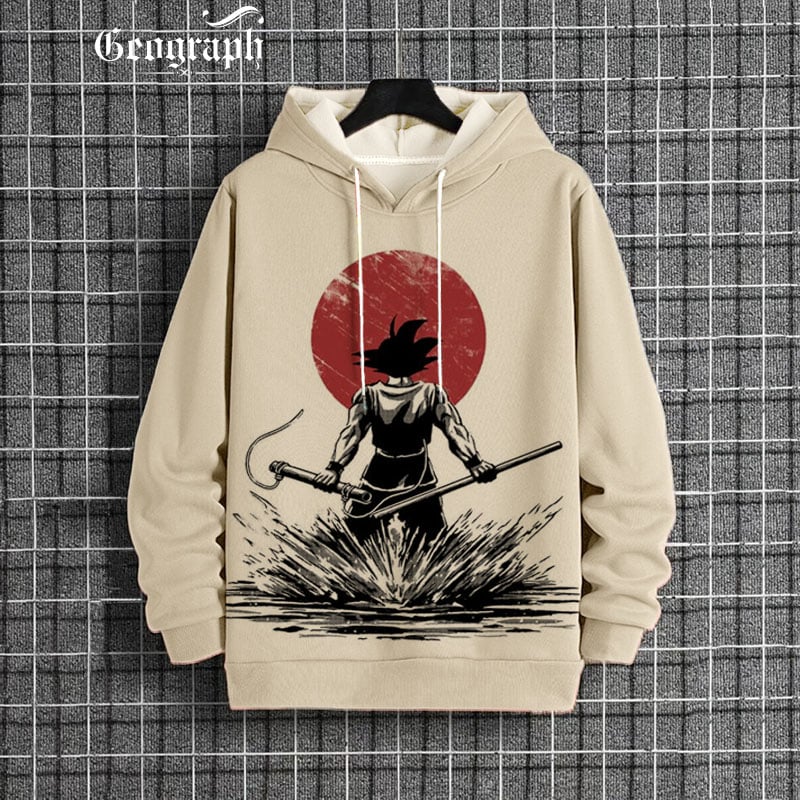 Men's Fashion Printed Casual Hoodie