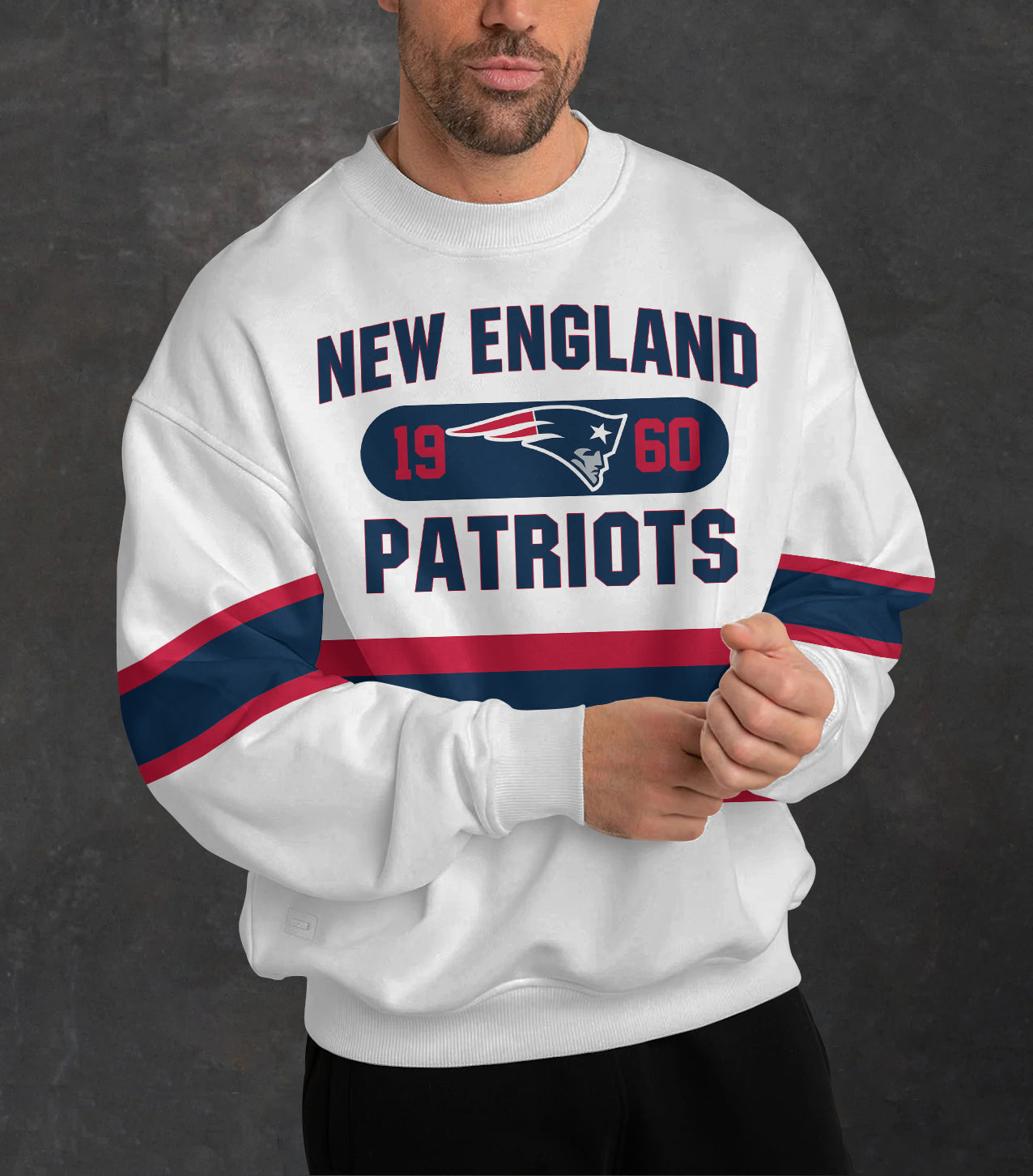 New England Patriots 3D Limited Edition Crew Neck sweatshirt