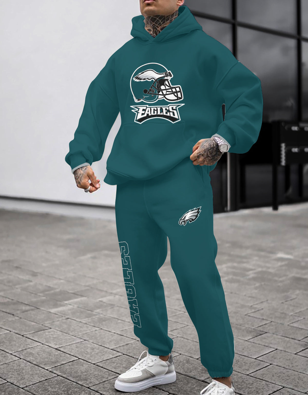 Philadelphia Eagles 3D Printed Pullover Hoodie And Sweatpant 2pcs Tracksuits