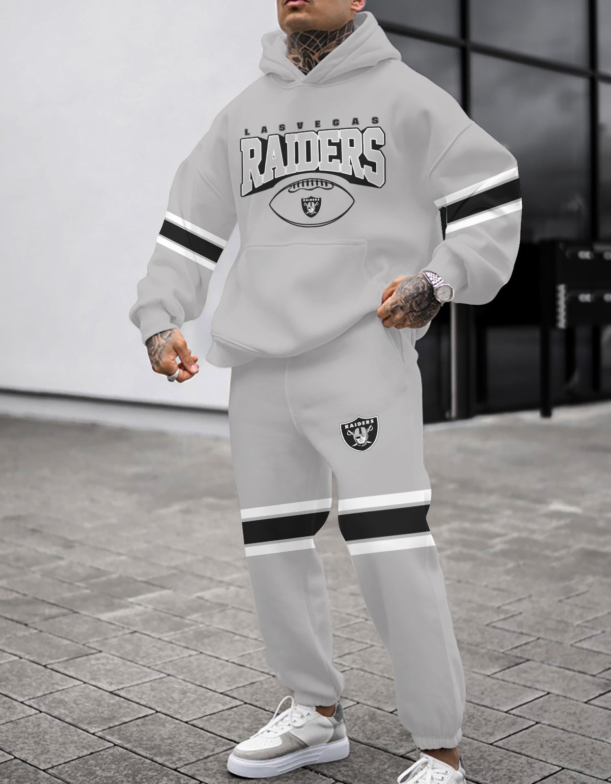 Las Vegas Raiders 3D Printed Pullover Hoodie And Sweatpant 2pcs Tracksuits