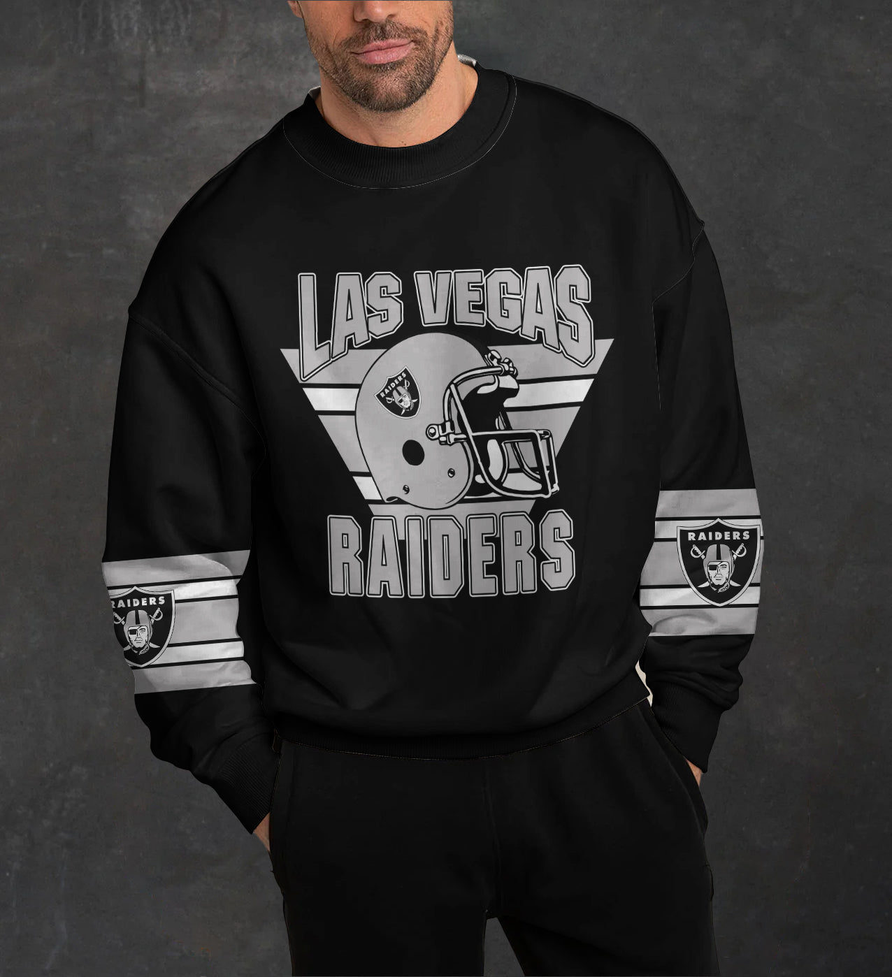 Las Vegas Raiders 3D Limited Edition Crew Neck sweatshirt