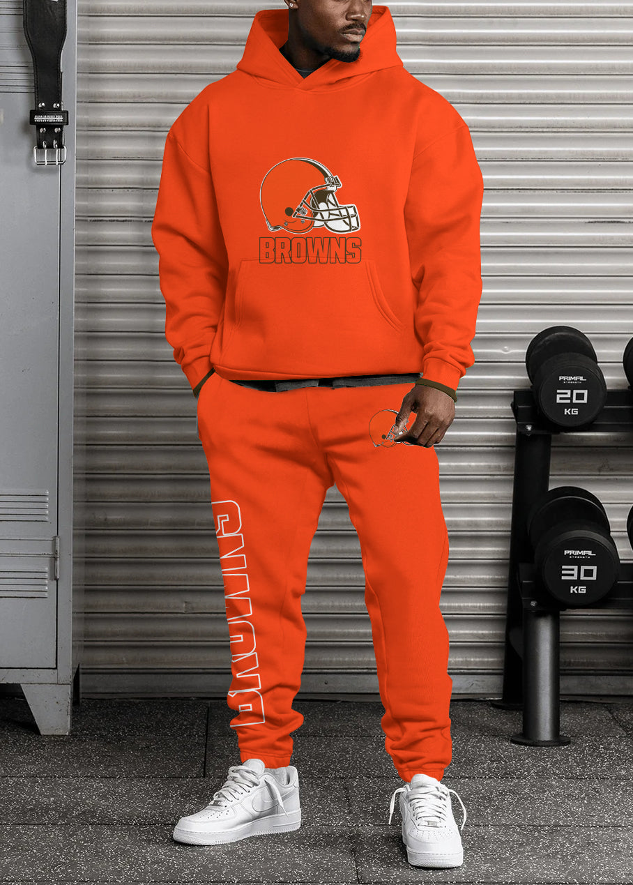 Cleveland Browns 3D Printed Pullover Hoodie And Sweatpant 2pcs Tracksuits
