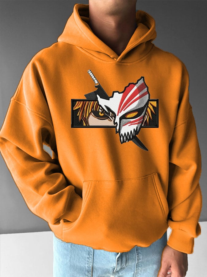 Men's Stylish Comic Print Hoodie