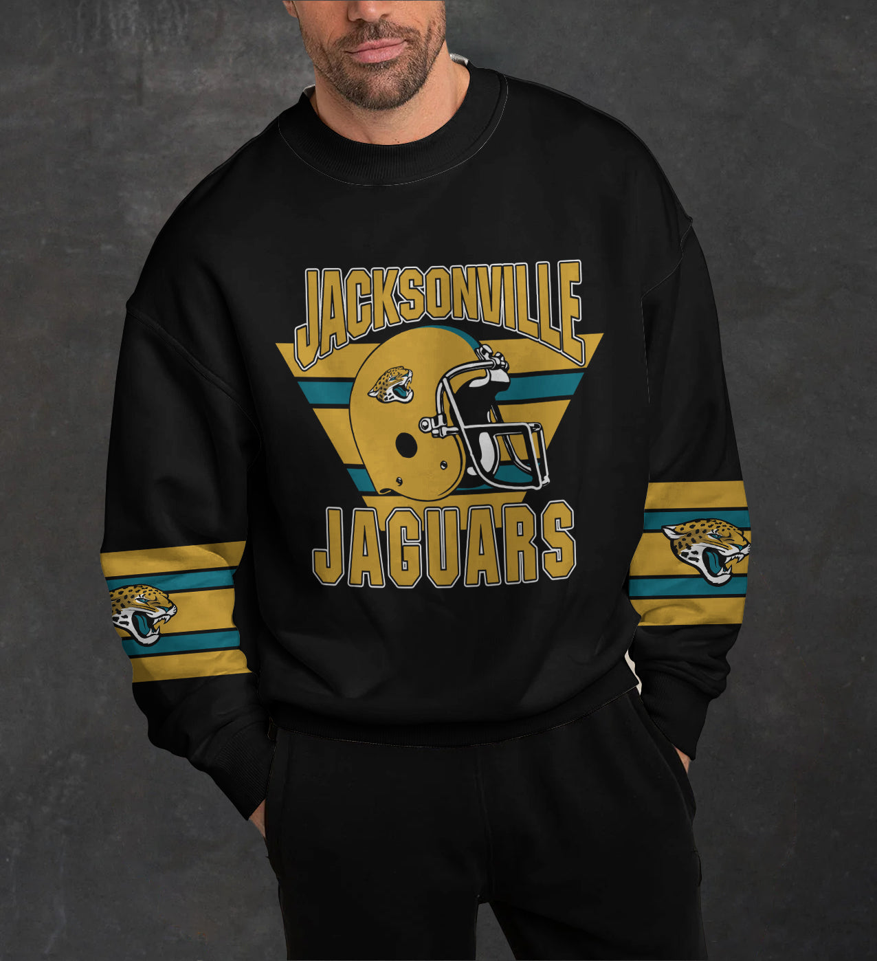 Jacksonville Jaguars 3D Limited Edition Crew Neck sweatshirt