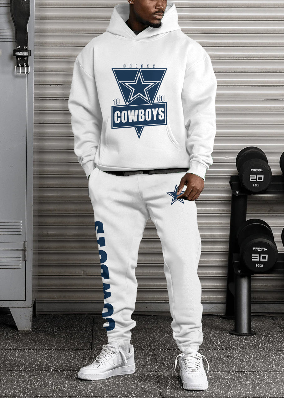 Dallas Cowboys 3D Printed Pullover Hoodie And Sweatpant 2pcs Tracksuits