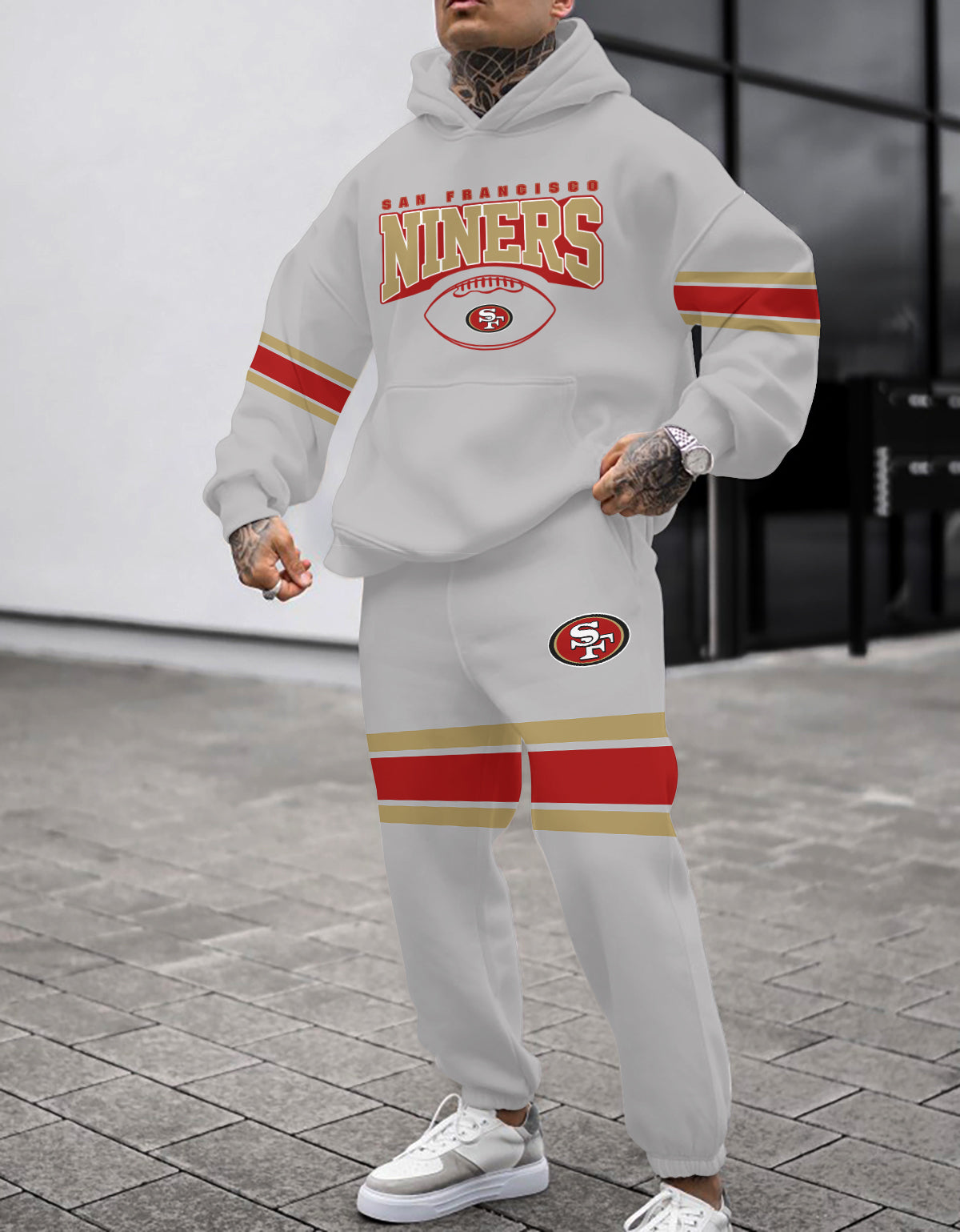 San Francisco 49ers 3D Printed Pullover Hoodie And Sweatpant 2pcs Tracksuits
