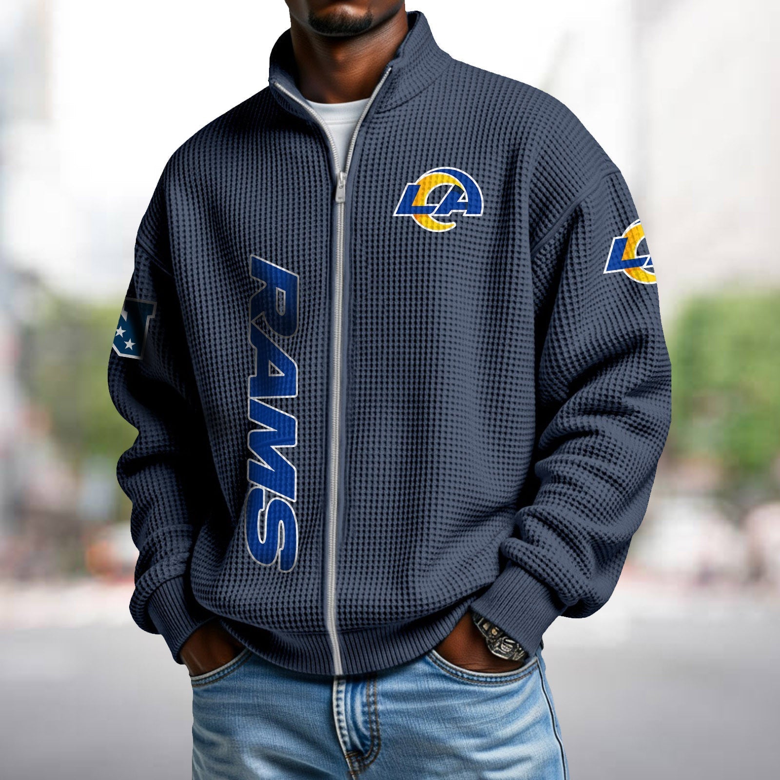 Waffle Hoodie – Rams