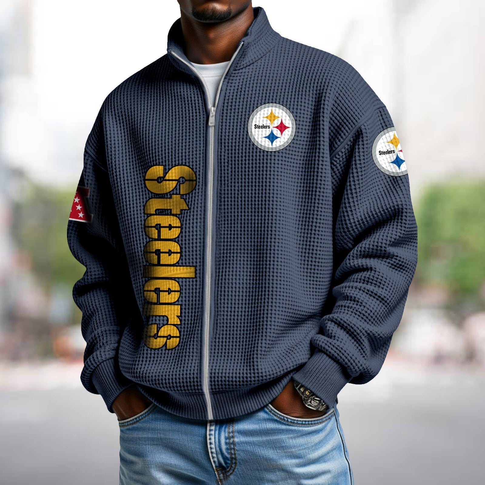 Waffle Hoodie – Steelers