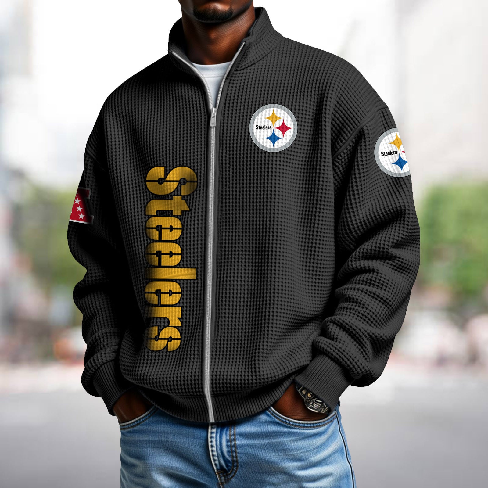 Waffle Hoodie – Steelers