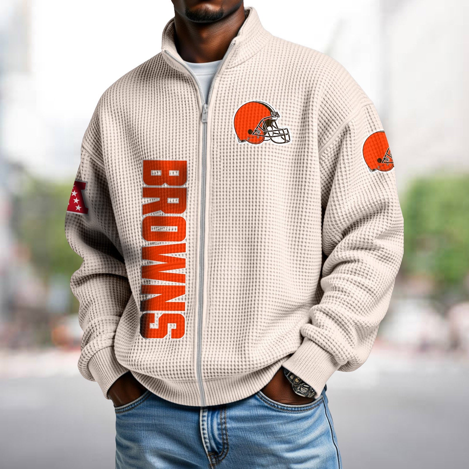 Waffle Hoodie – Browns