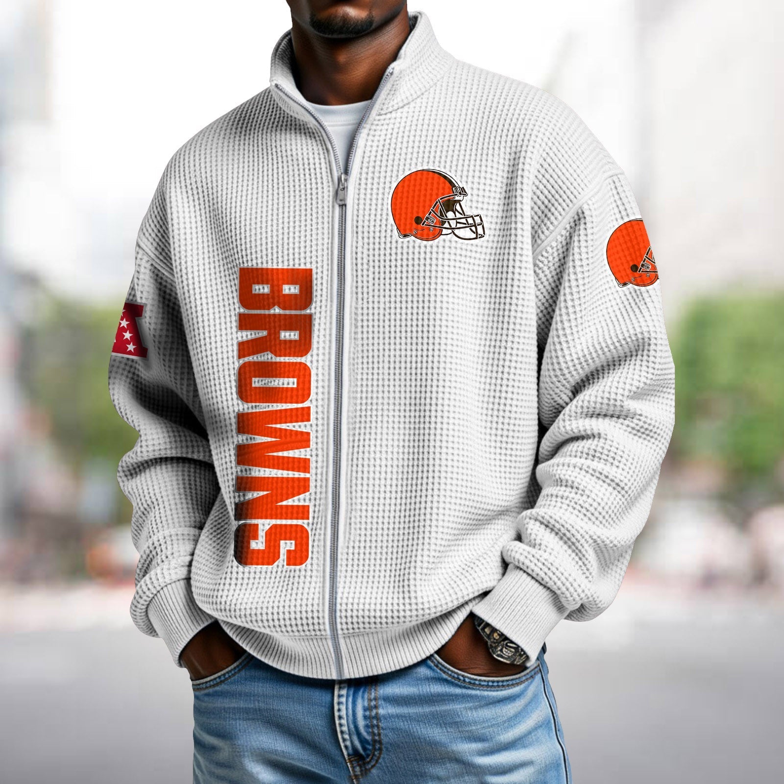 Waffle Hoodie – Browns