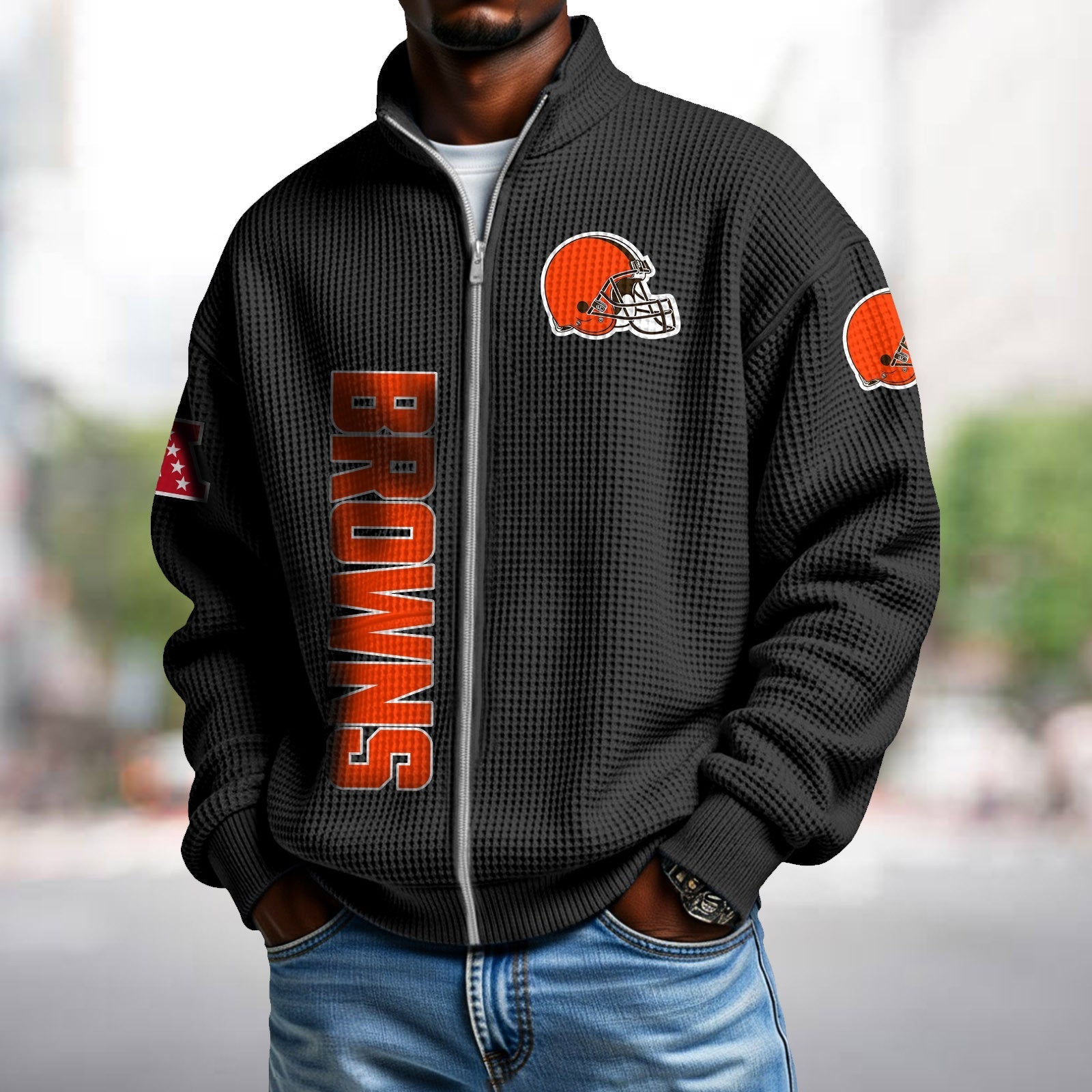 Waffle Hoodie – Browns