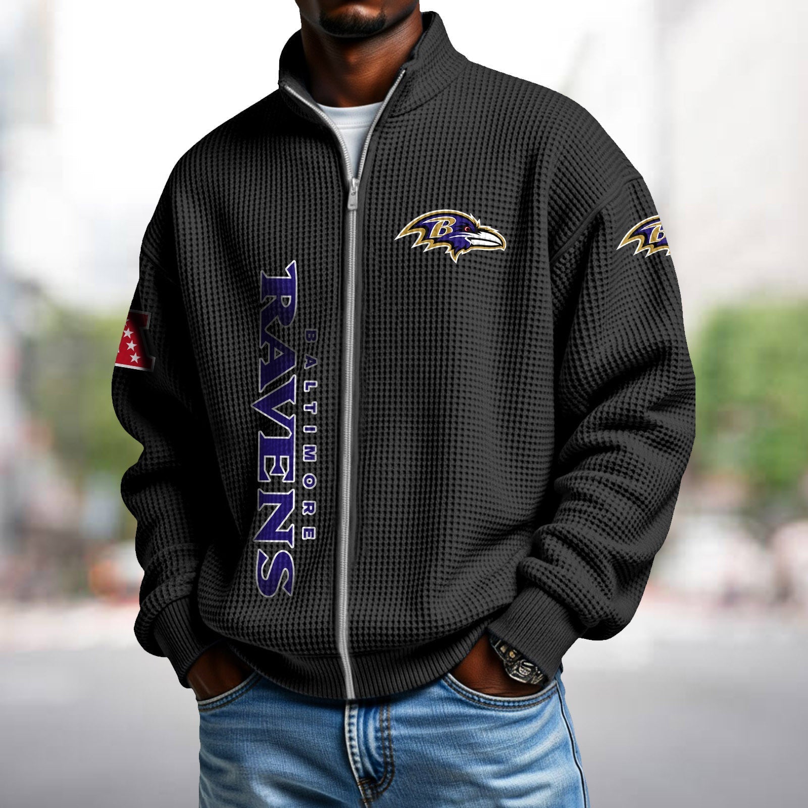 Waffle Hoodie – Ravens
