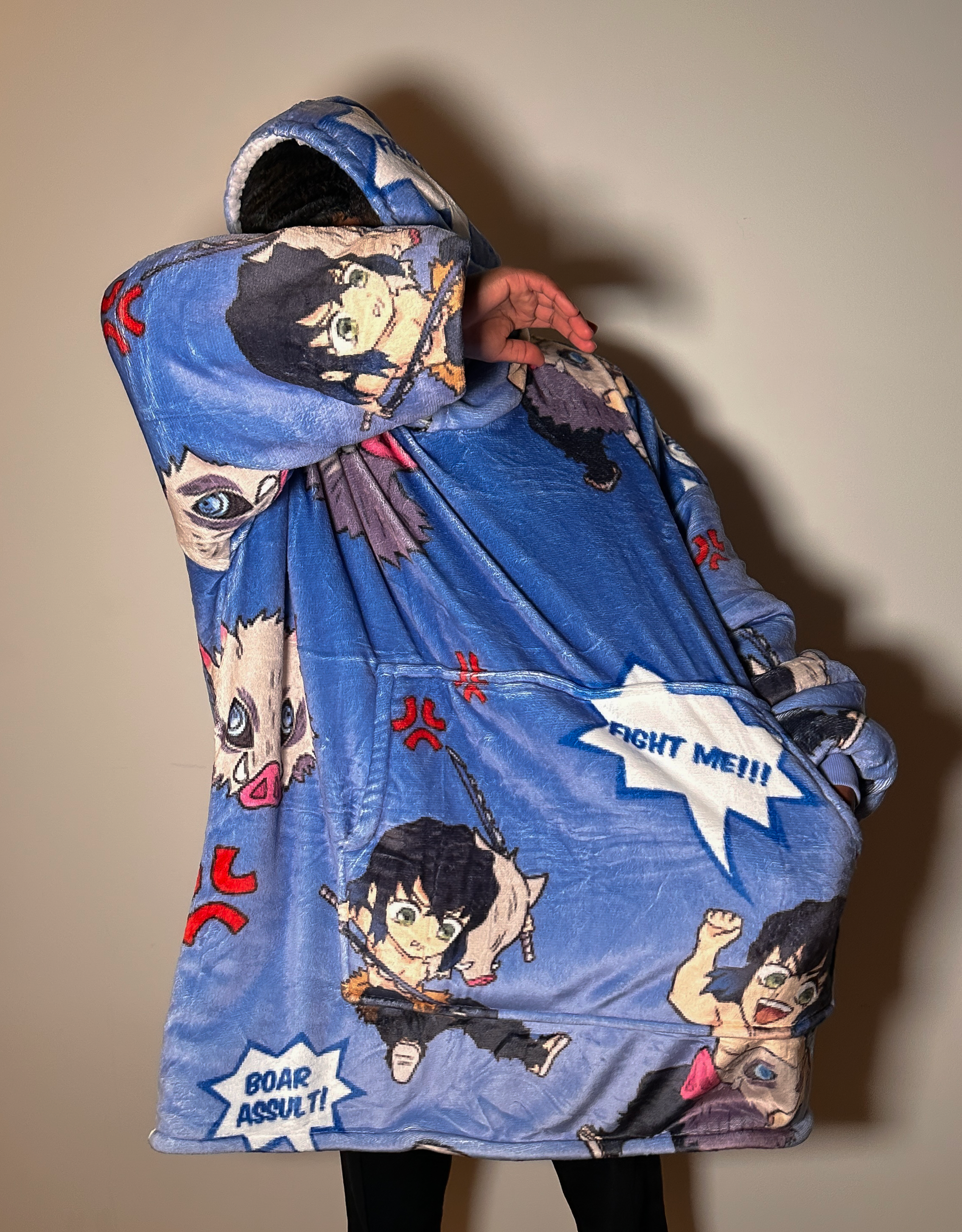 🎁 Inosuke Blanket Hoodie (35% off)