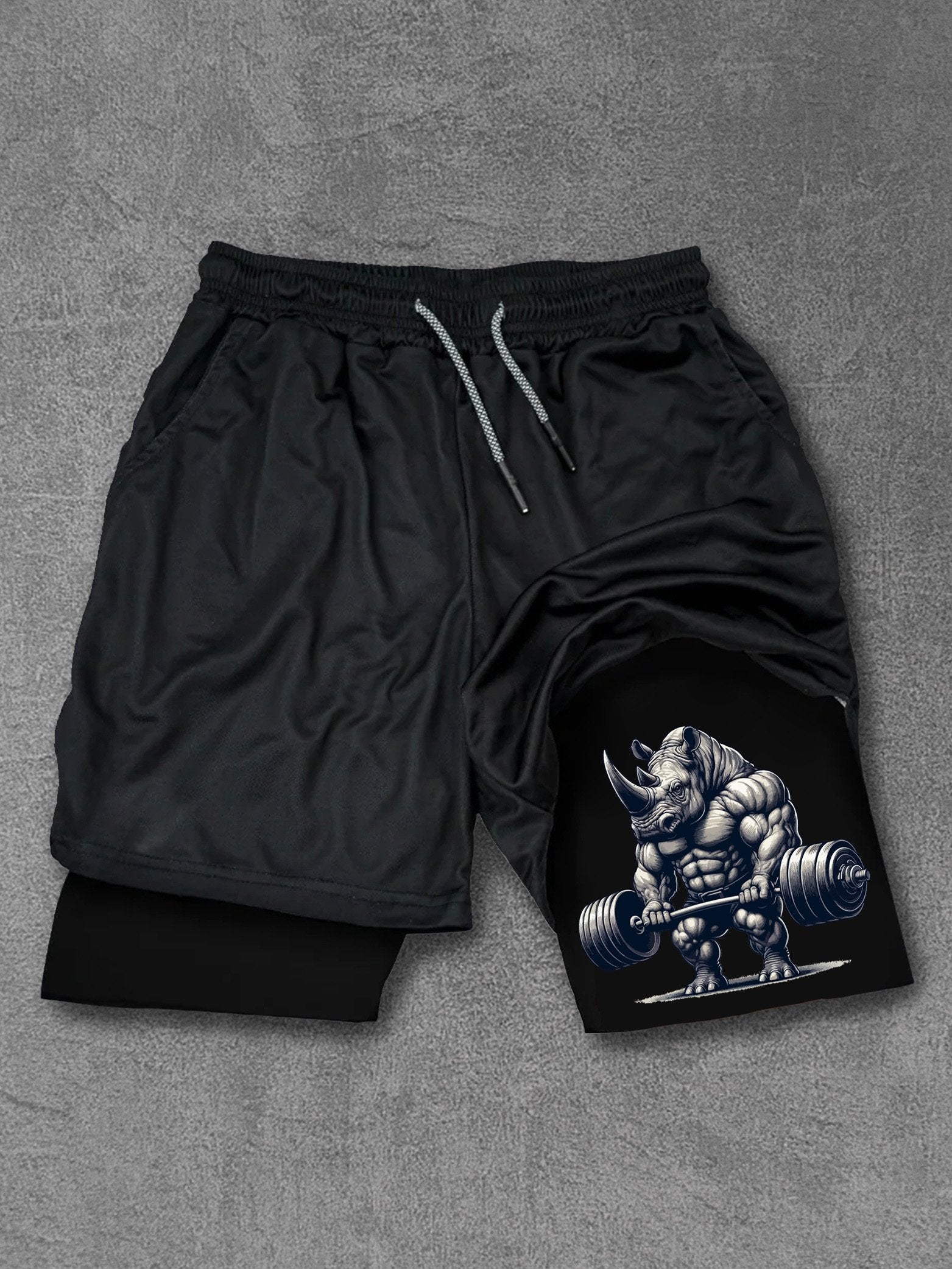 Barbell Weightlifting Rhino Performance Training Shorts