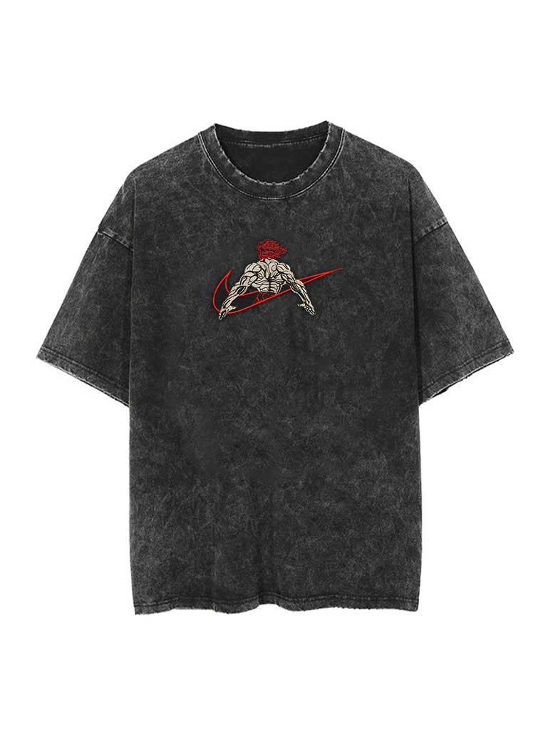 Swoosh Reconstructed Embroidery Tee