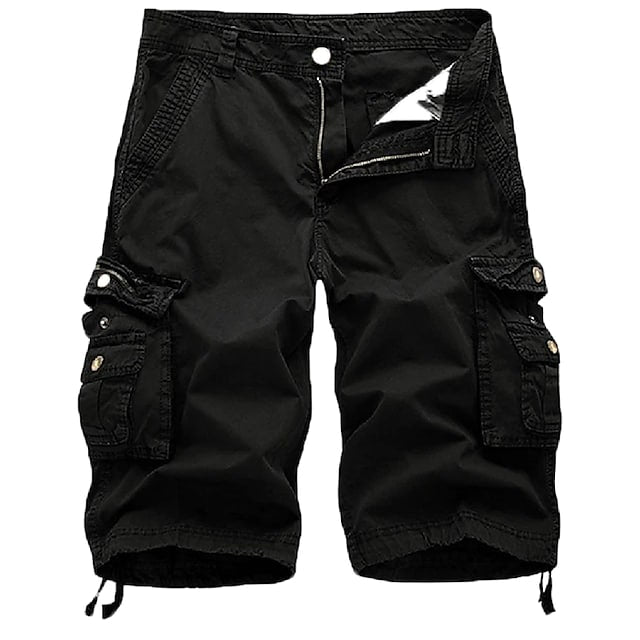 Joyhela Mens Cargo Shorts Multi Pockets Twill Cargo Shorts