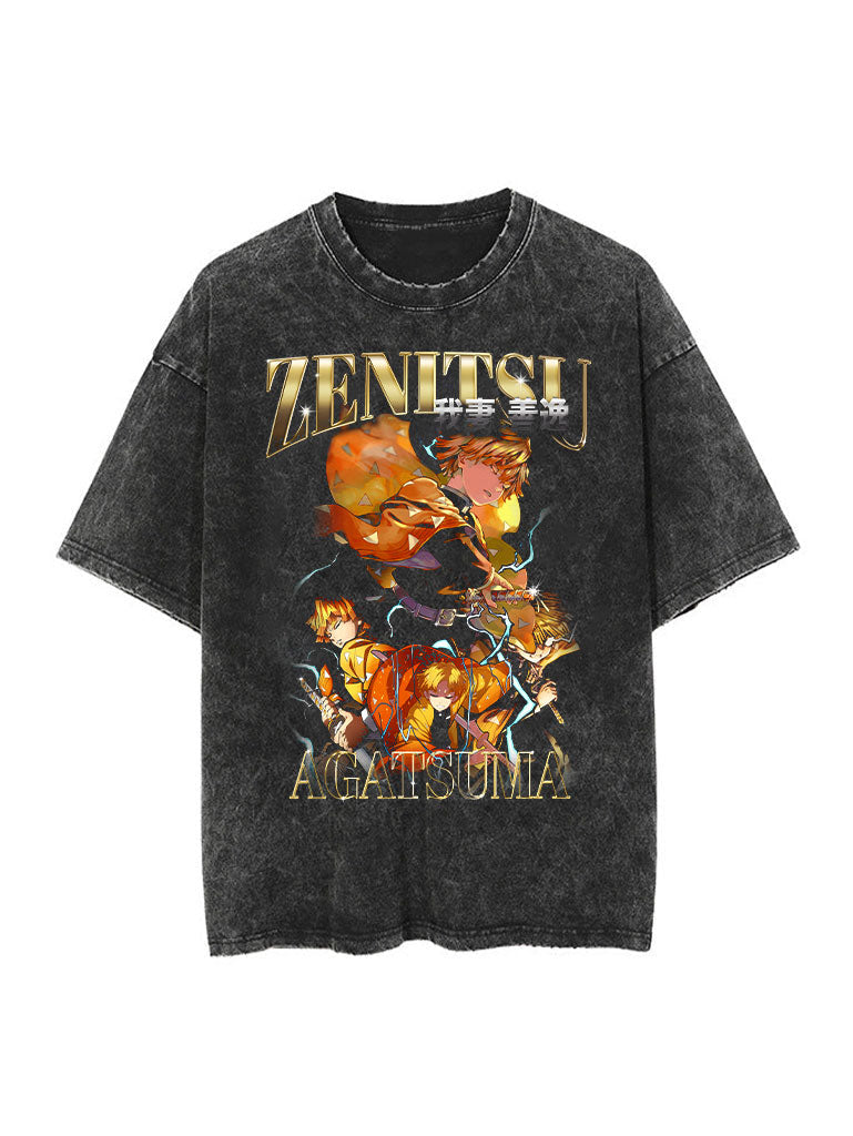 Zenitsu Agatsuma Vintage Tee