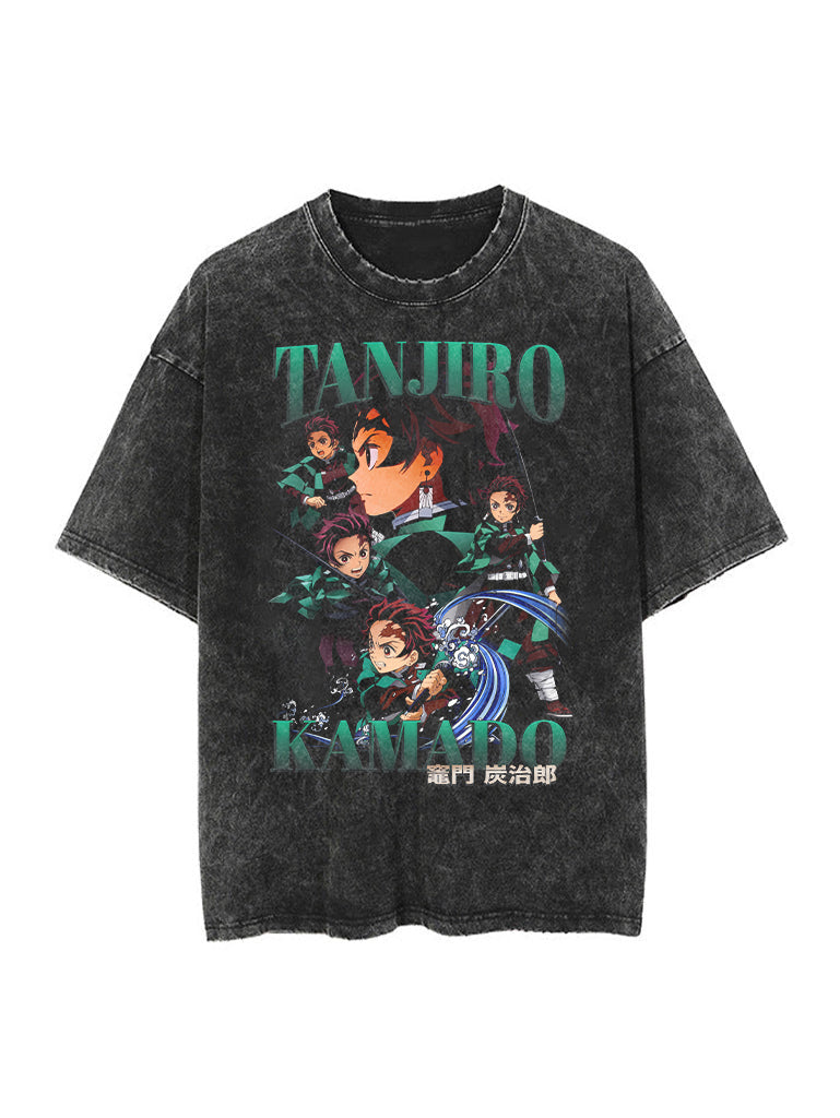 Tanjiro Kamado Vintage Tee