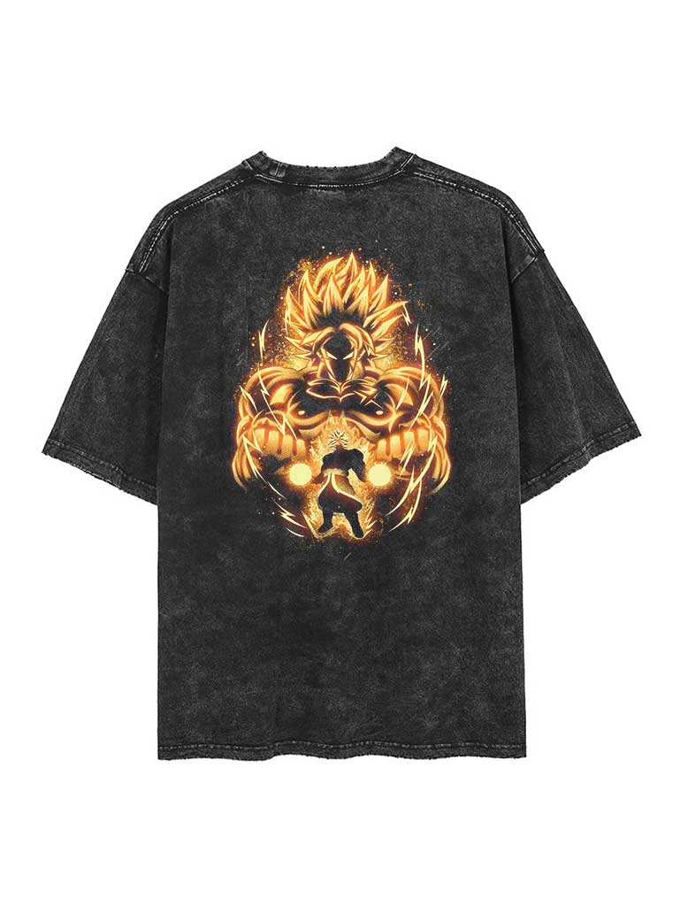 Golden Broly 2-Sided Vintage Tee