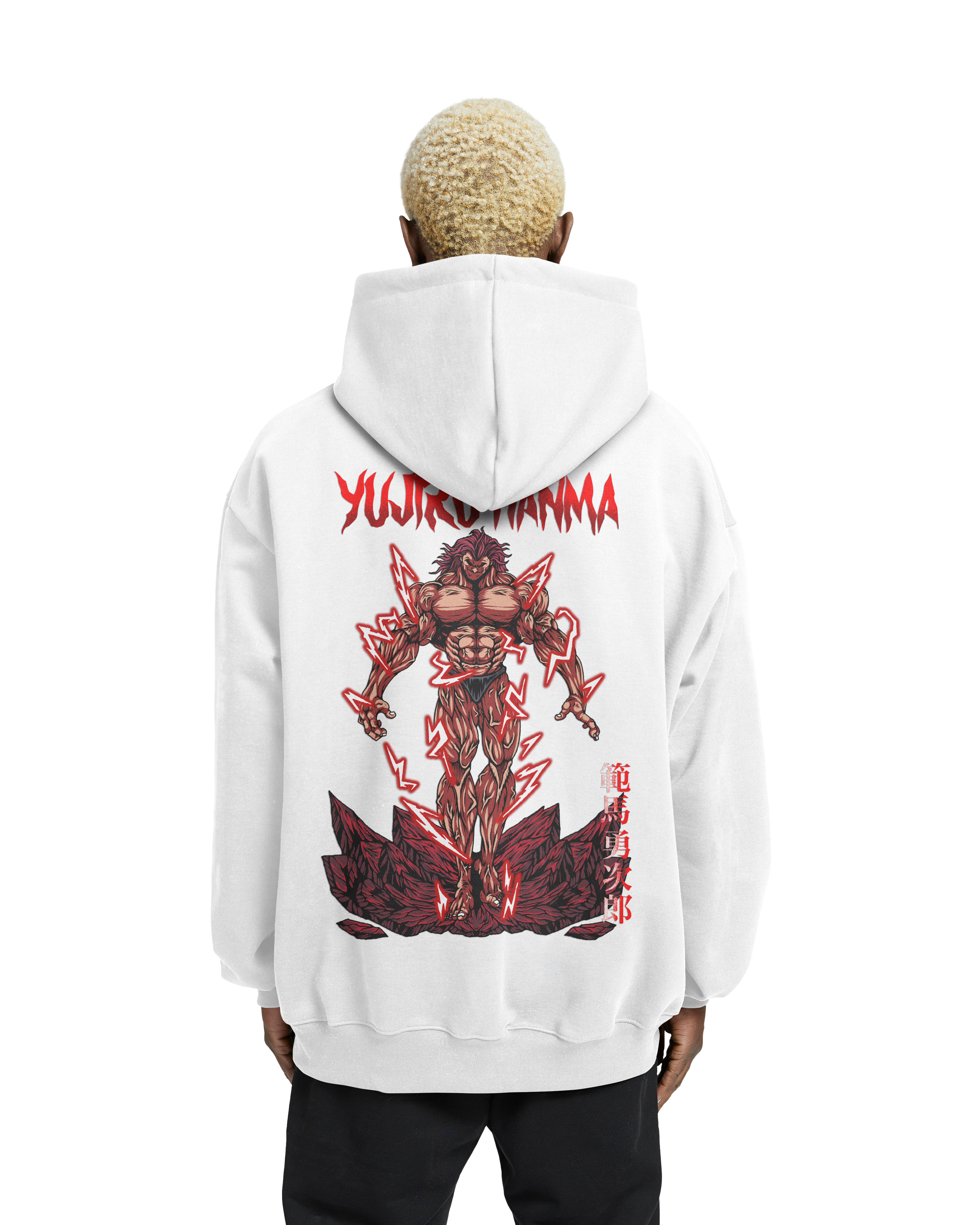 "YUJIRO HANMA x HEAVY WEAR" - Heavy Oversized Hoodie