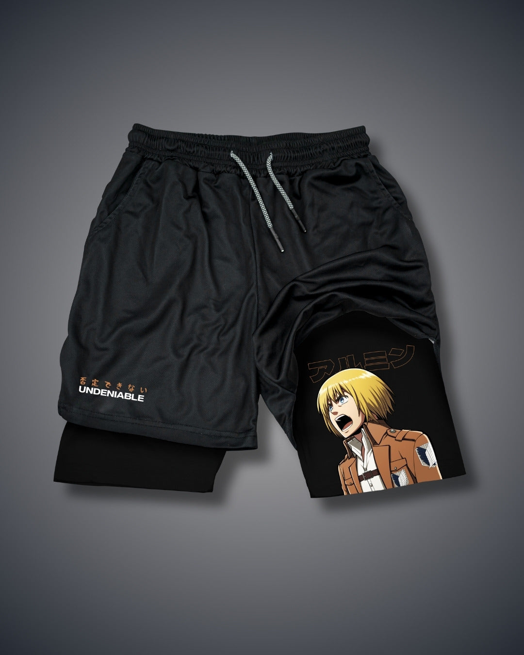 Attack on Titan Armin Performance Shorts