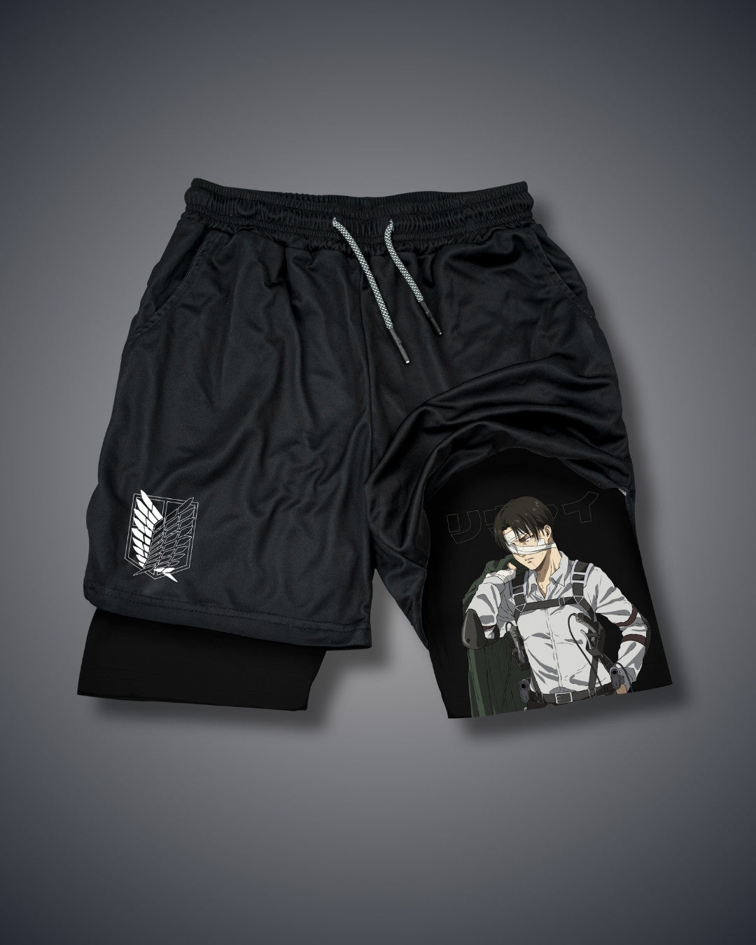 Attack on Titan Captain Levi Performance Shorts