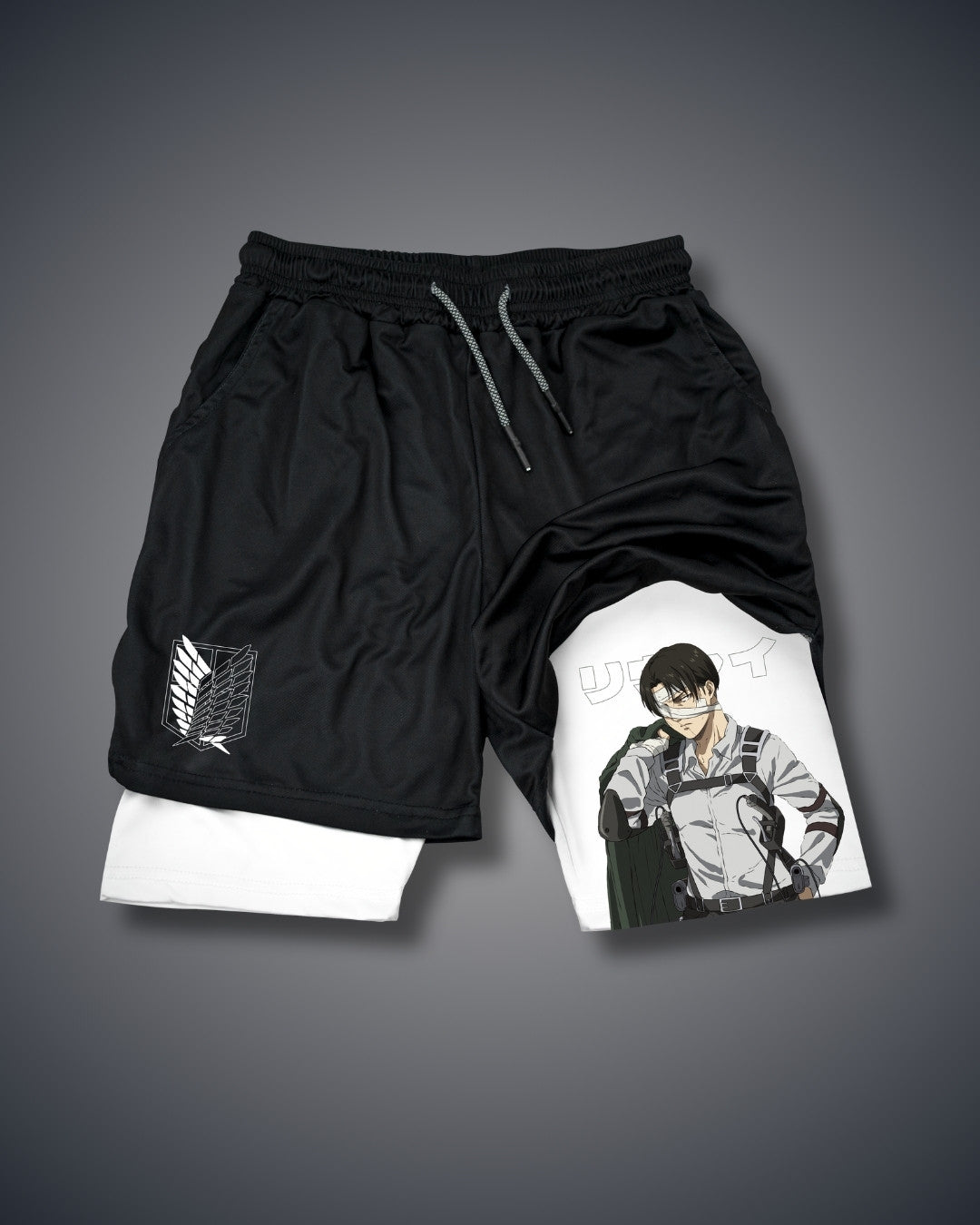 Attack on Titan Captain Levi Performance Shorts