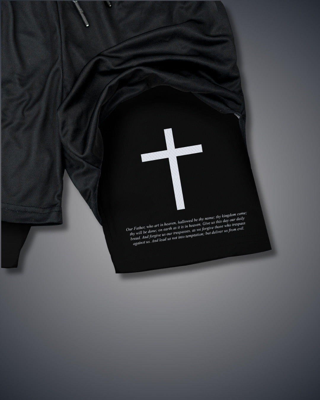 Lord’s Prayer Cross Performance Shorts