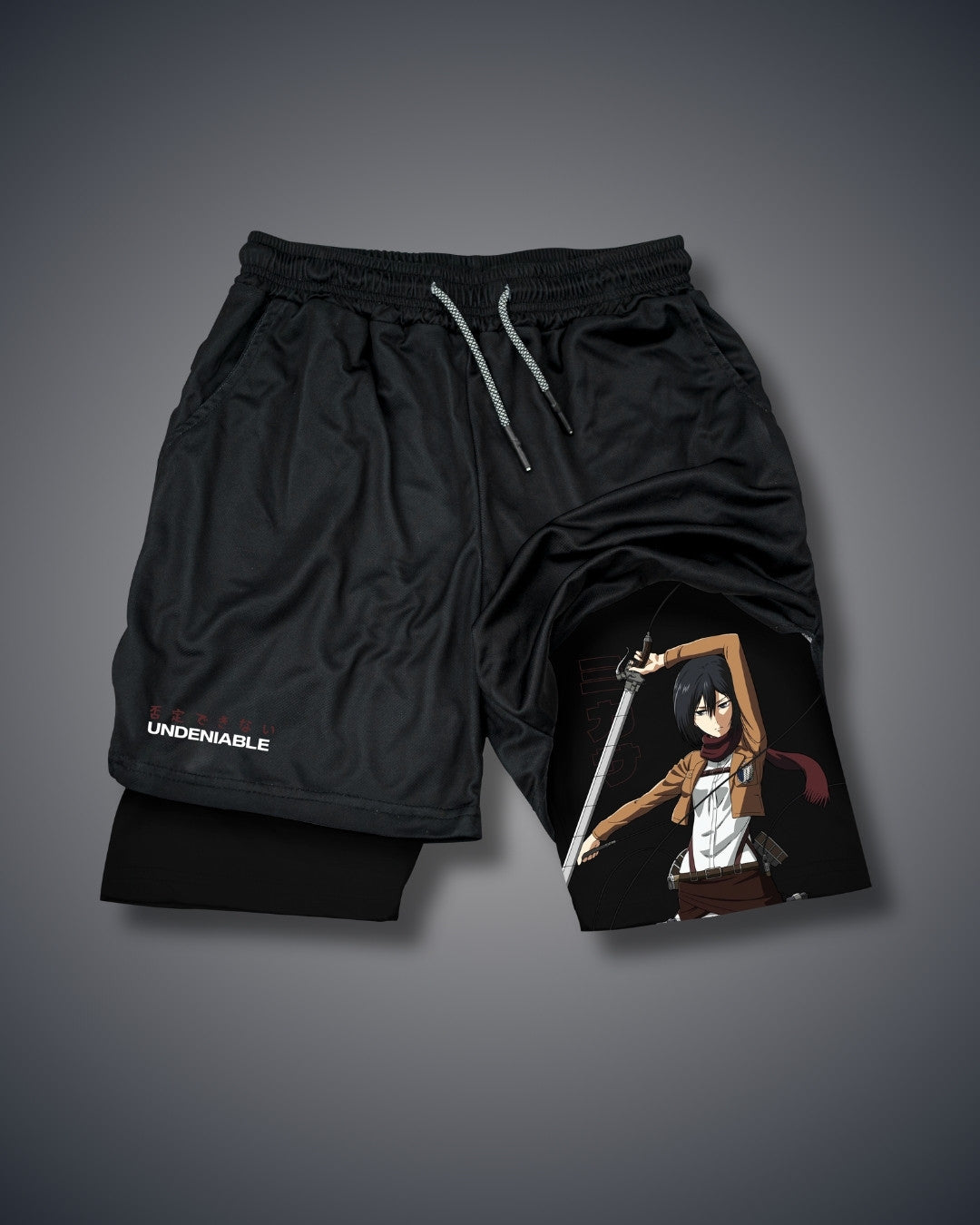 Attack on Titan Mikasa Performance Shorts