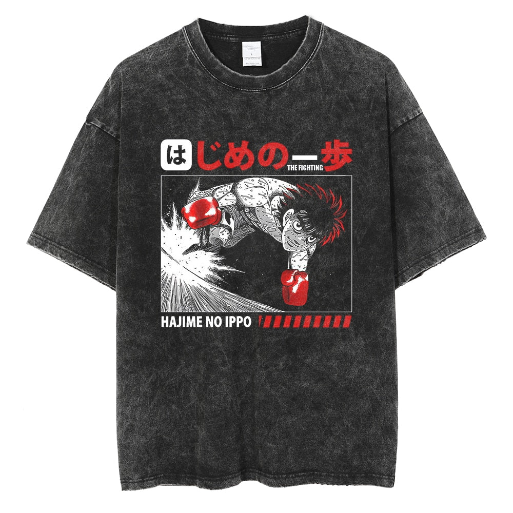 Hajime No Ippo V5 Vintage Washed Shirt