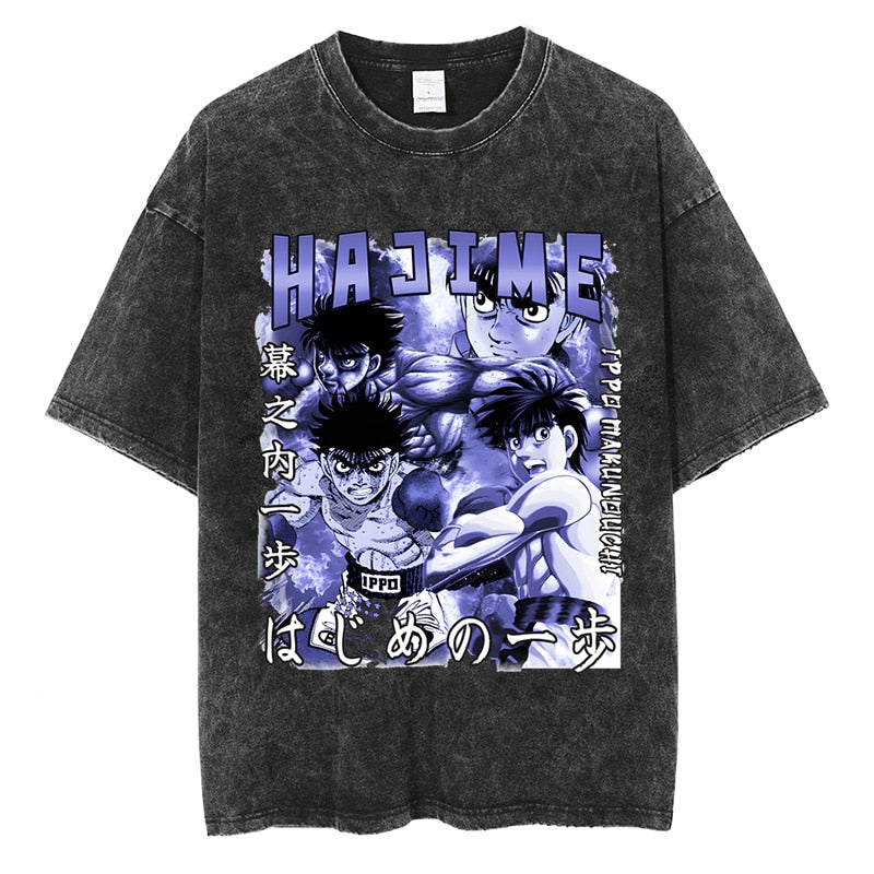 Hajime No Ippo V7 Vintage Washed Shirt