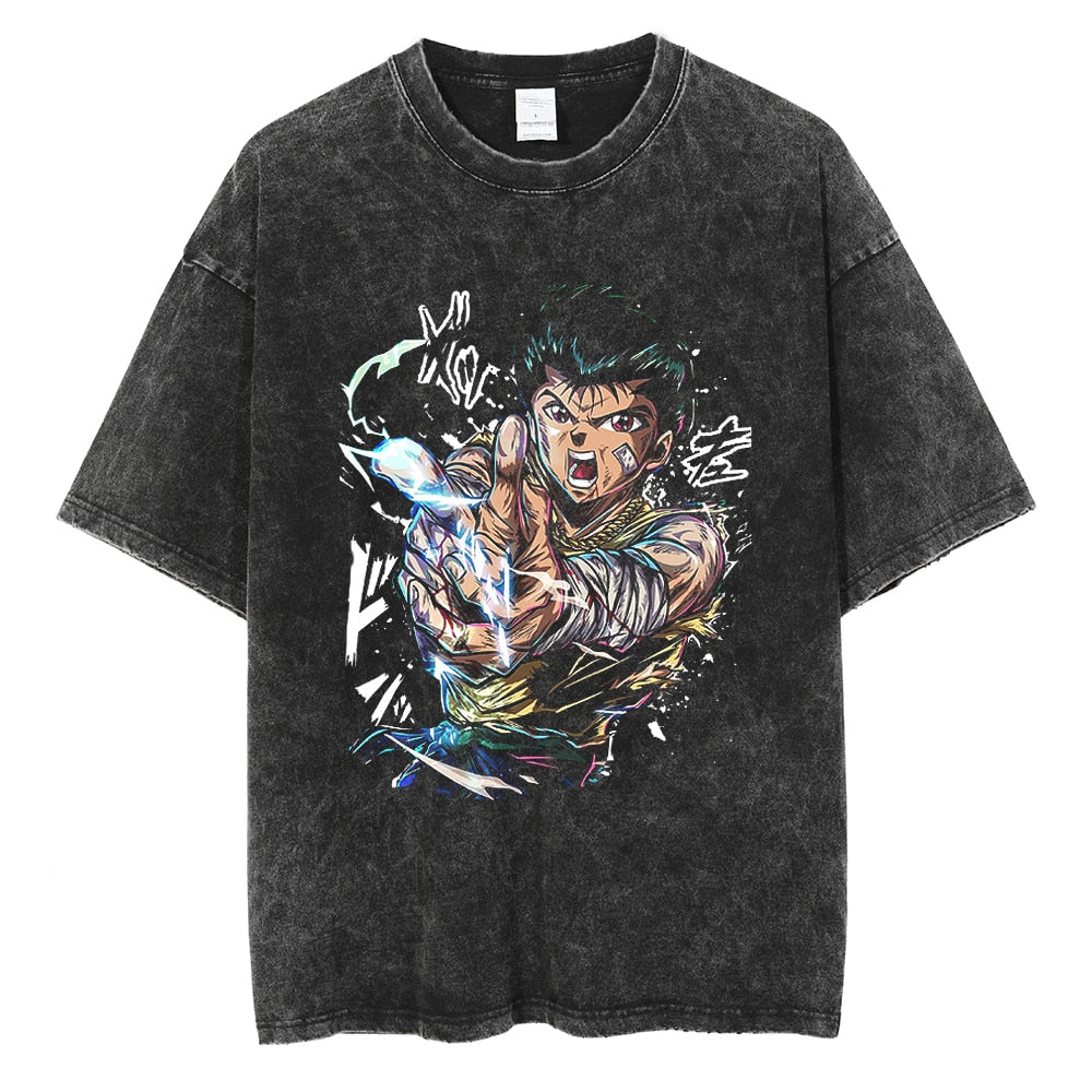 Yu Yu Hakusho Vintage Washed Shirt