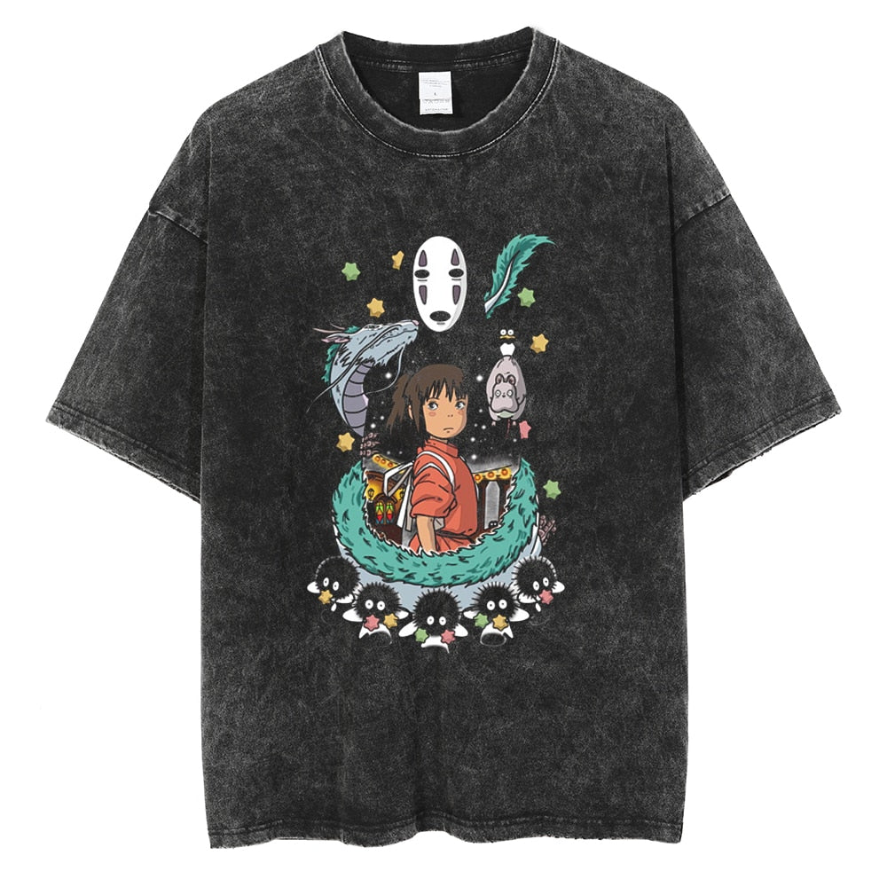 "No Face" Vintage Washed Shirt