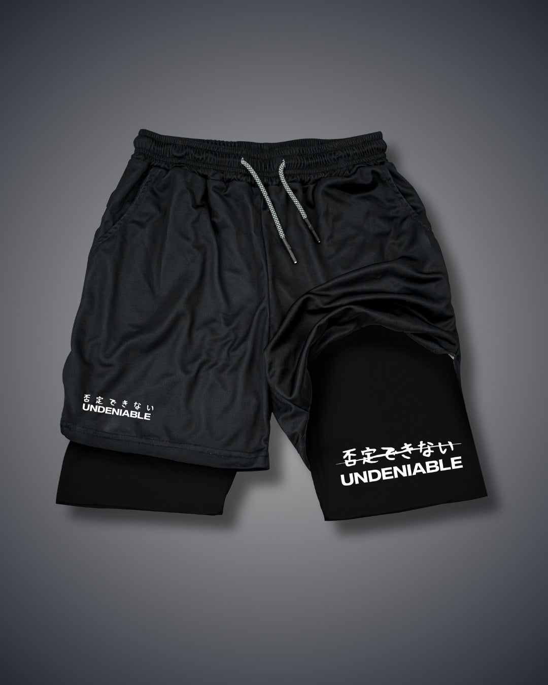 Undeniable Original Performance Shorts All Black