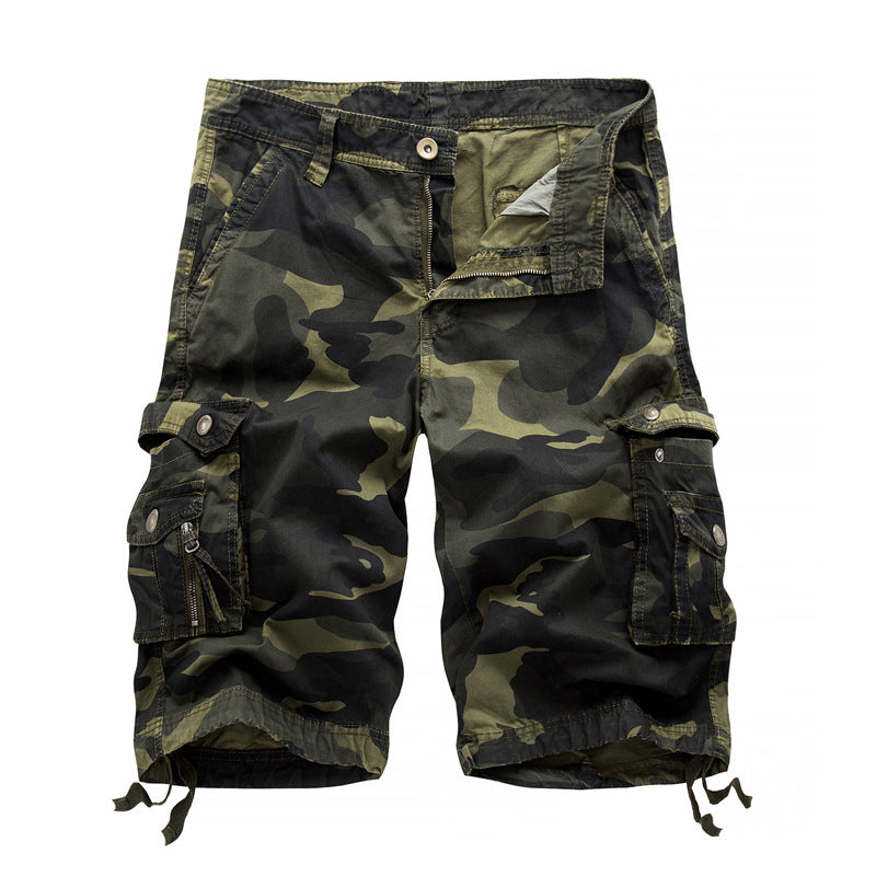 Joyhela Mens Cargo Shorts Multi Pockets Twill Cargo Shorts