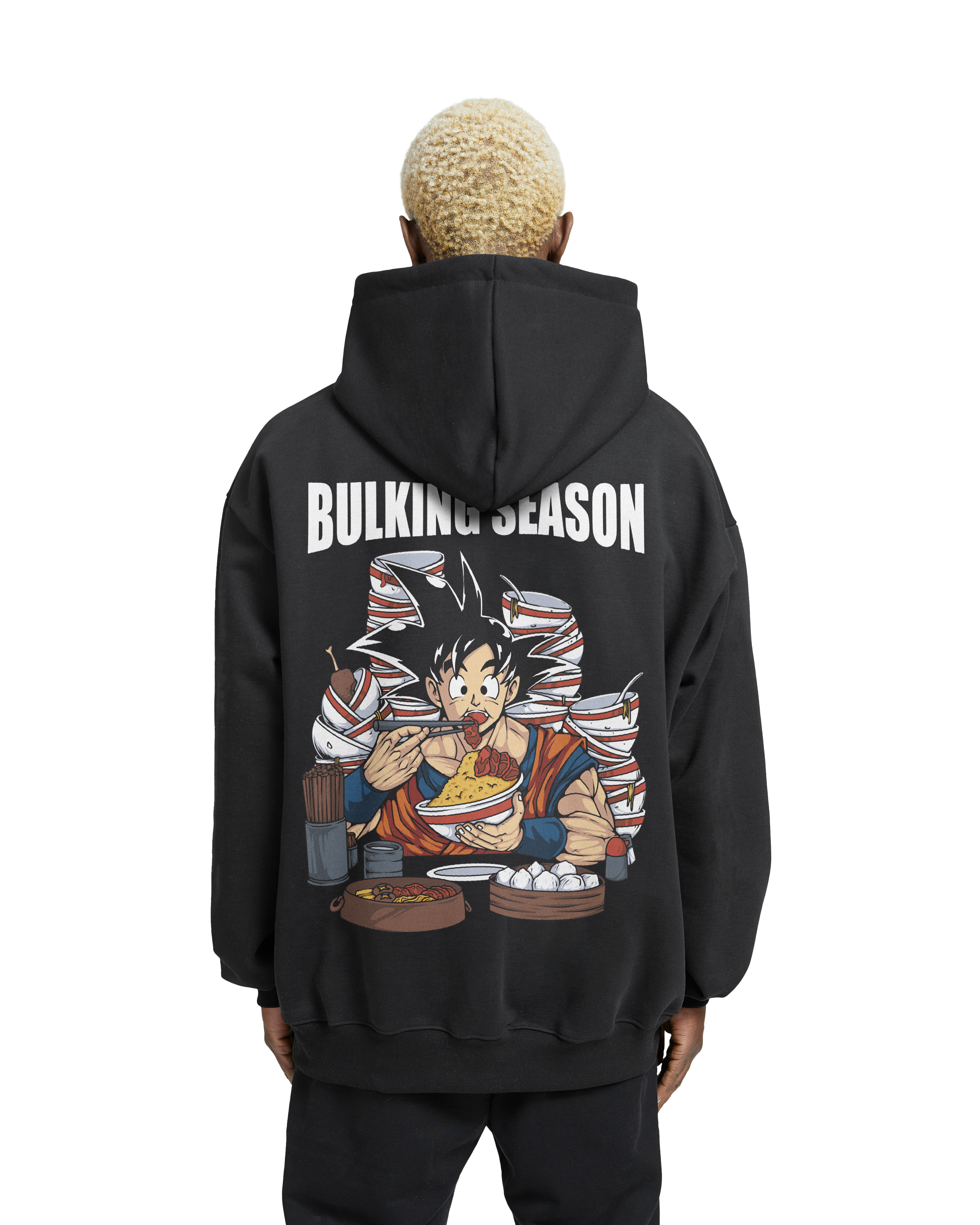 "SON GOKU x BULKING SEASON" - Heavy Oversized Hoodie